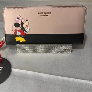 Kate spade X Minnie Mouse Wallet brand new